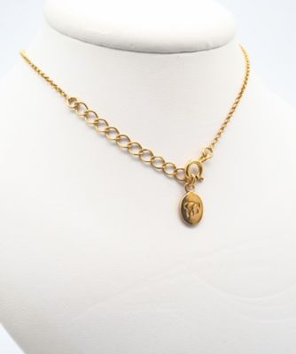 キュロヨン　ラビットロングネックレス　パール